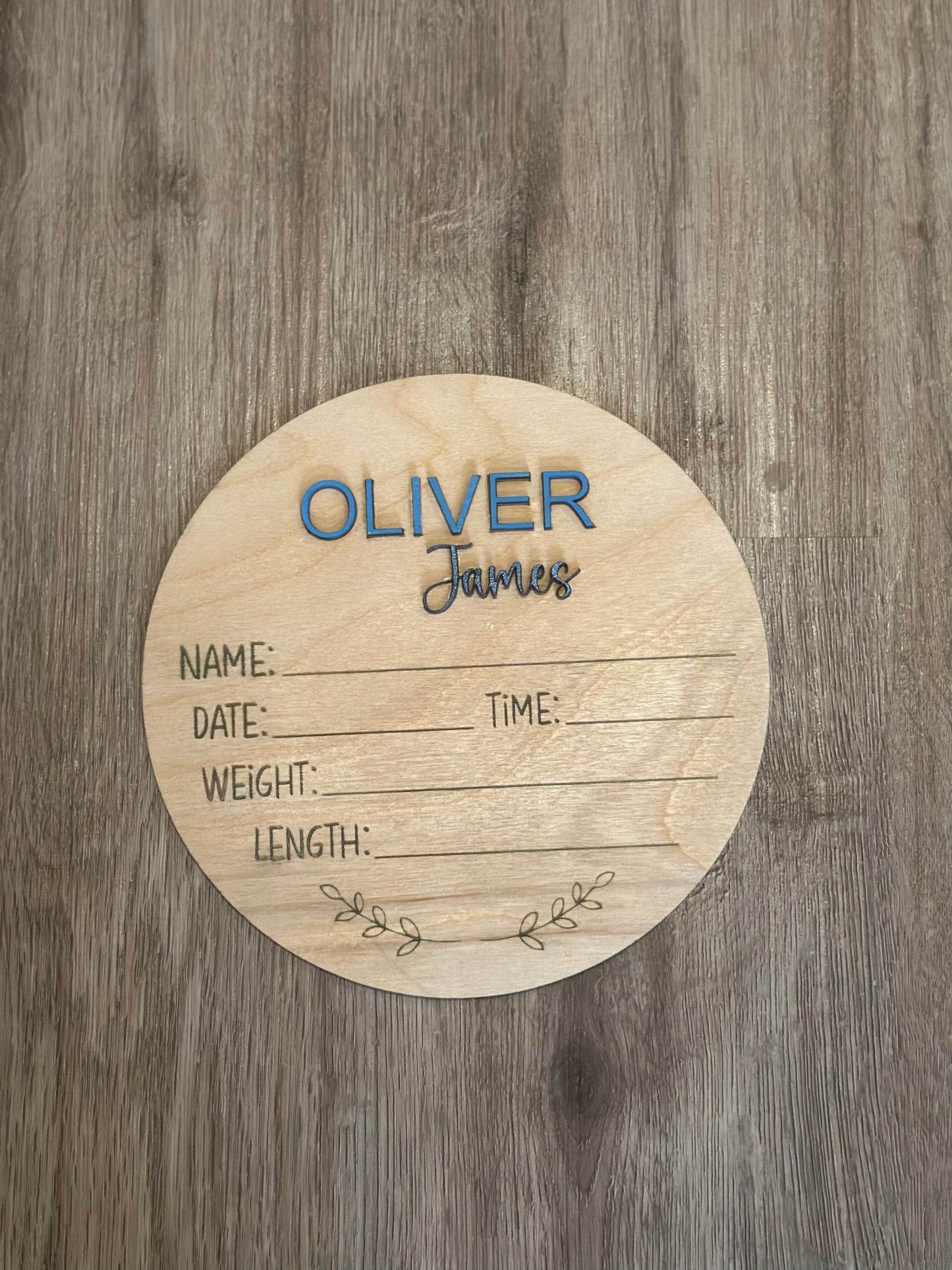 Baby Announcement Sign
