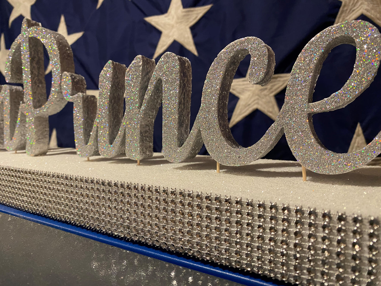 Center Piece/My Sweet 16/ Glitter Name