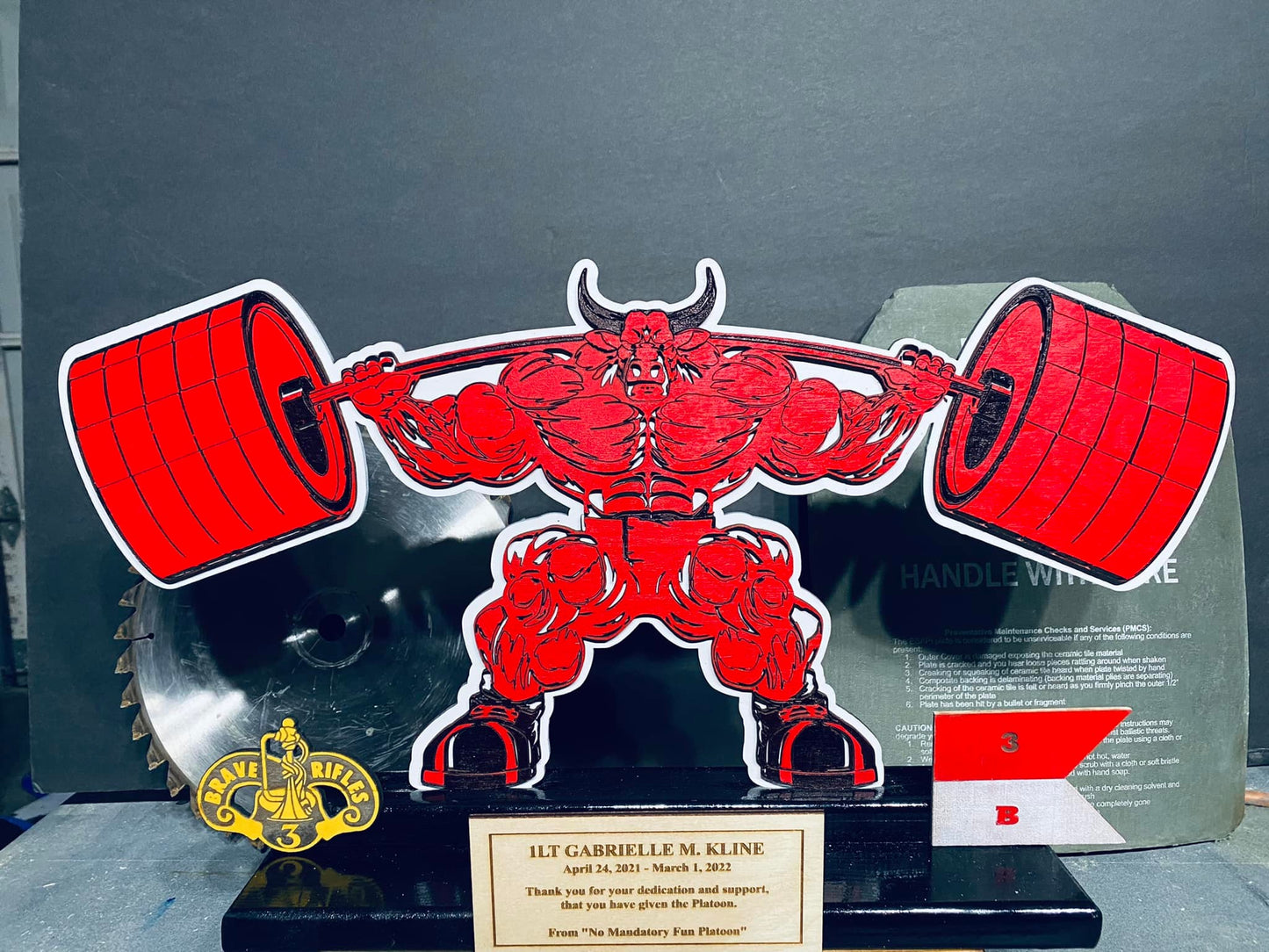 Multi Layered Award Plaque