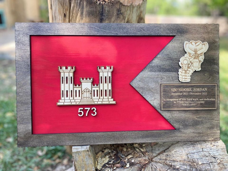 Guidon Plaque/ Award