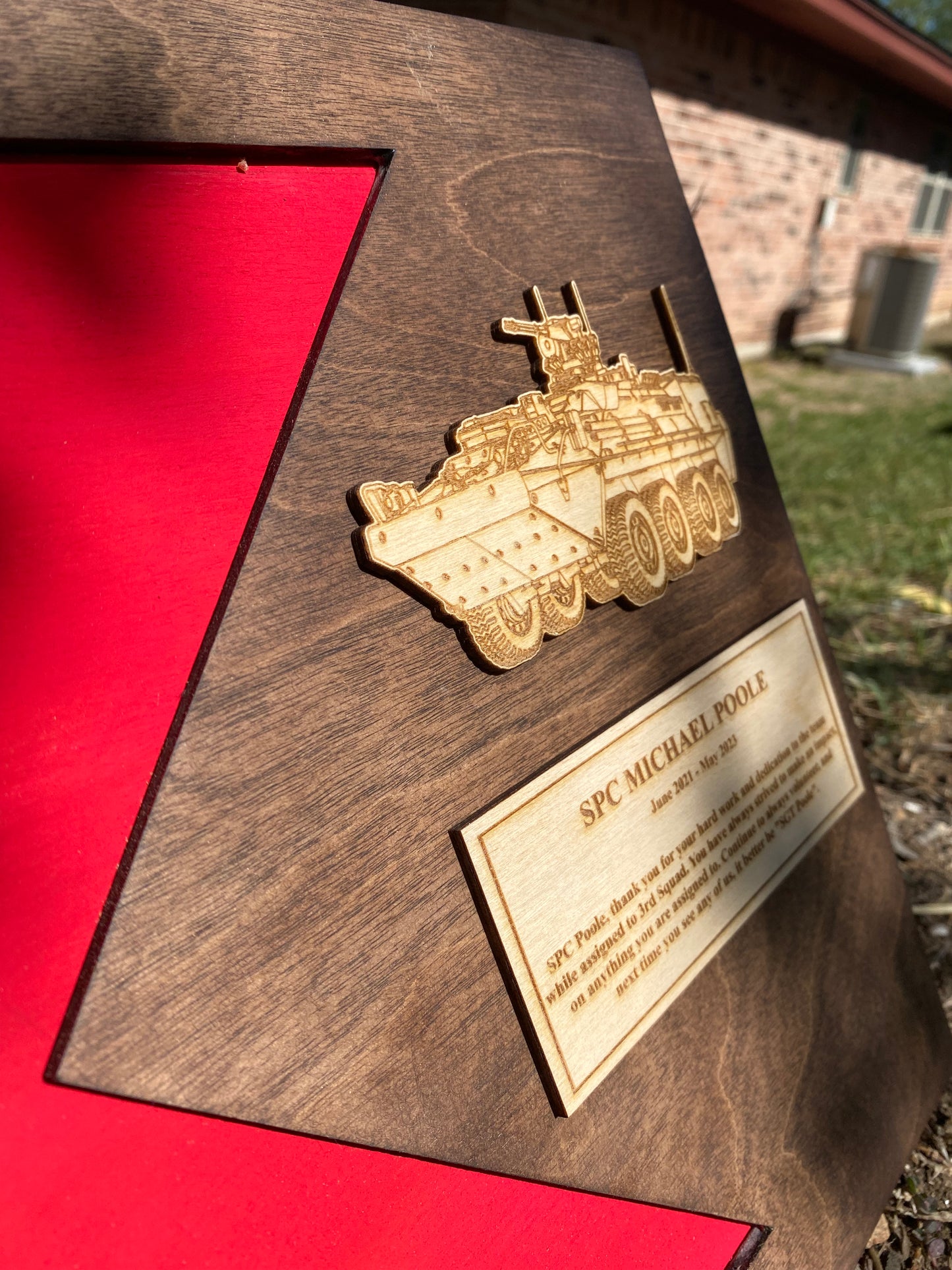 Guidon Plaque/ Award