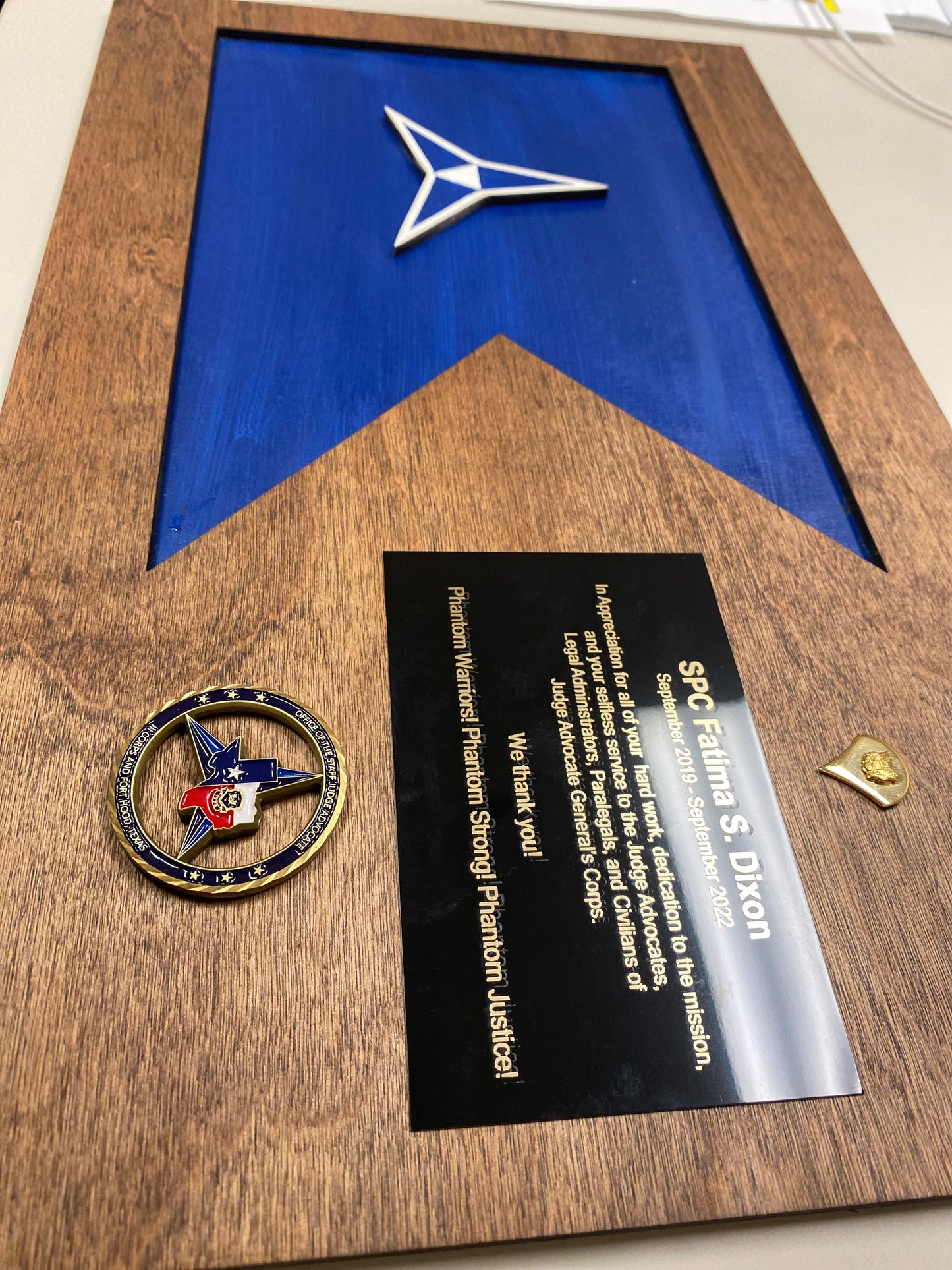 Guidon Plaque/ Award