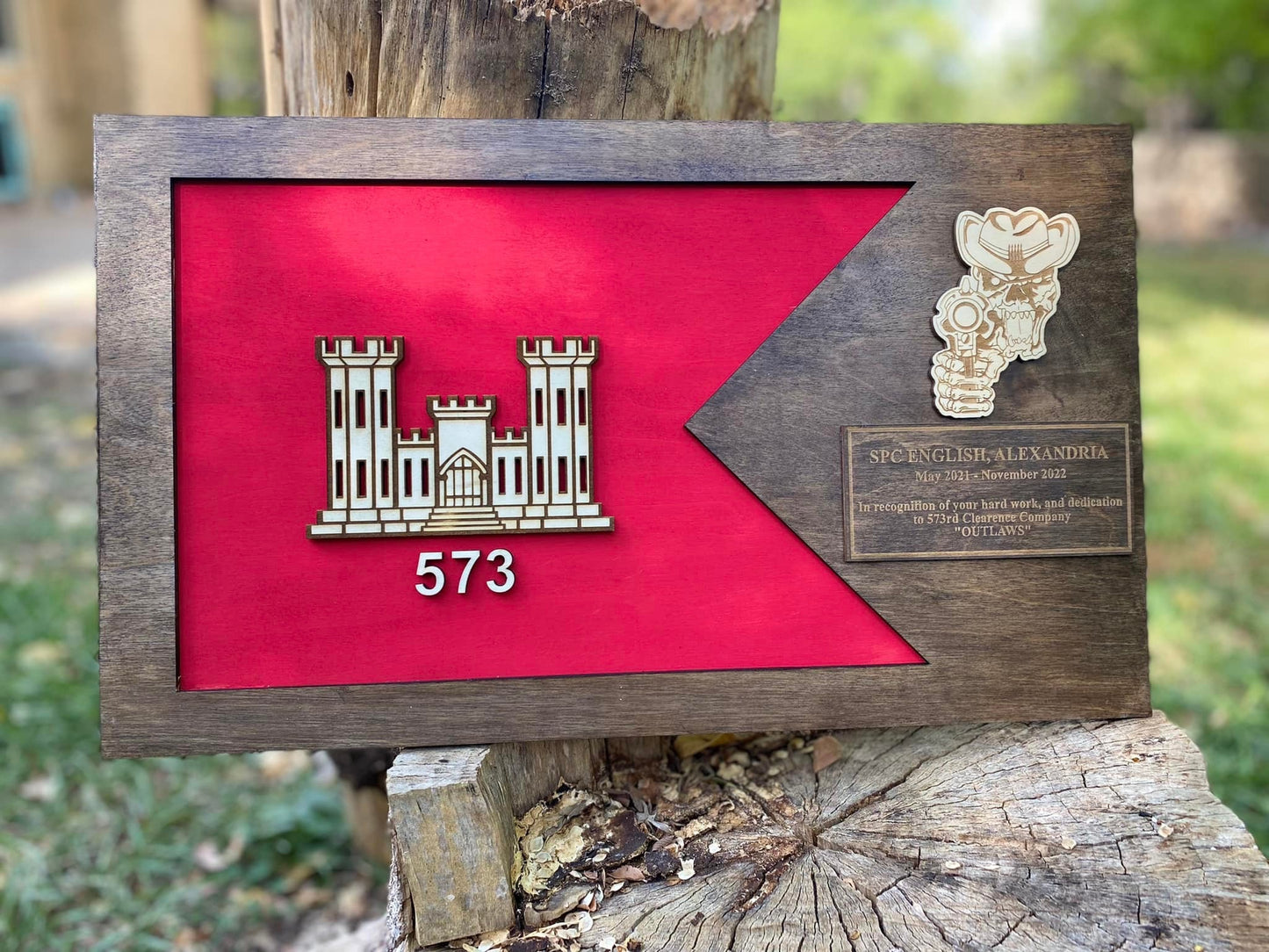 Guidon Plaque/ Award