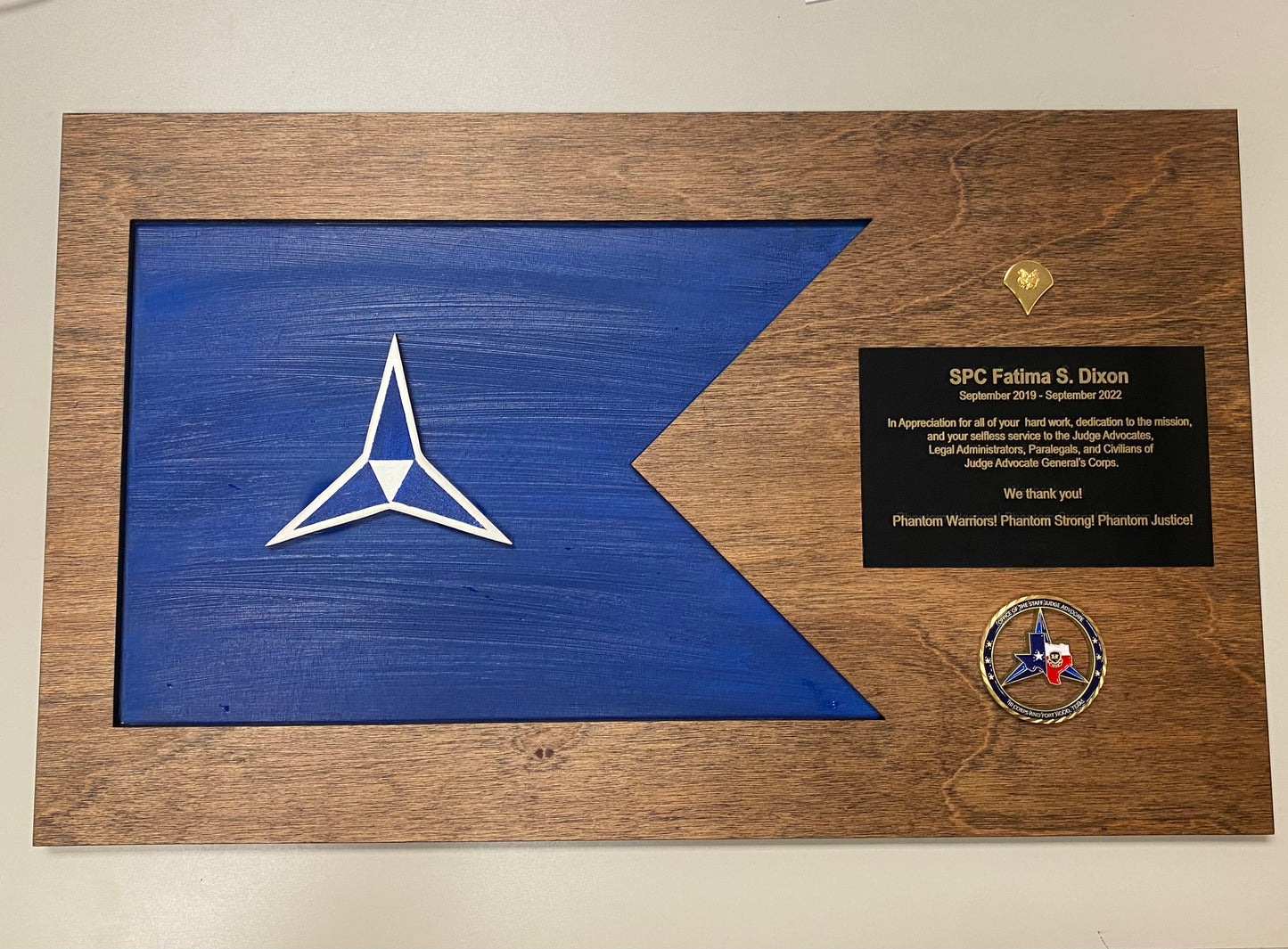 Guidon Plaque/ Award