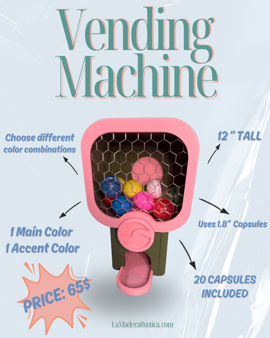 Custom Mini Capsule Vending Machine